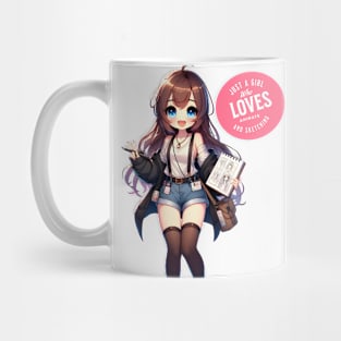 Just A Girl Who Loves Anime and Sketching - Artistic Soul Tee Mug